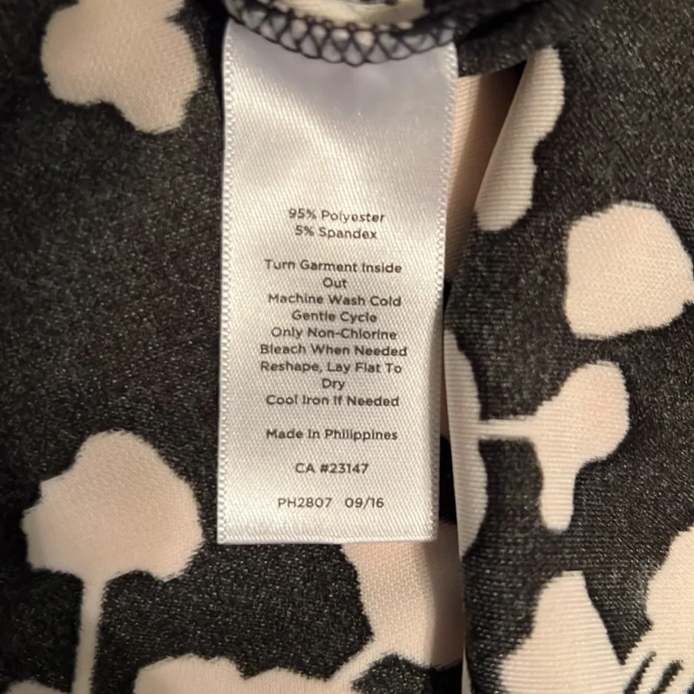 TALBOTS Floral Tie Sleeve Dress - Picture 7 of 8